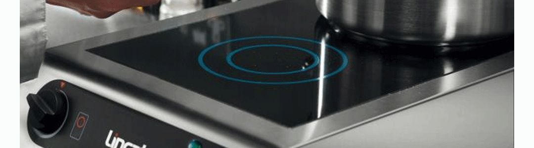 lincat induction hob with boiling pot on top