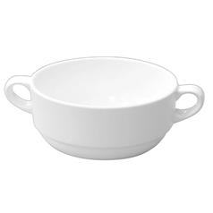 Churchill Alchemy White Consomme Bowl Handled 28.4cl/10oz
