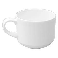 Churchill Alchemy White Stacking Teacup, 20.6cl / 7oz