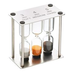 Professional Stainless Steel Triple Sand Timer