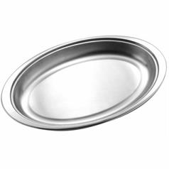 Stainless Steel Oval Vegetable Dish