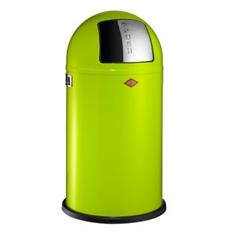 Pushboy 50 ltr Waste Bin Lime Green