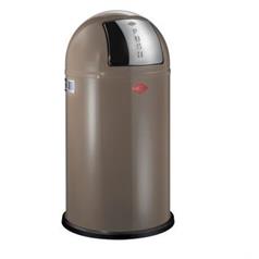 Pushboy 50 ltr Waste Bin Warm Grey