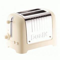 2 Slot Lite Toaster - Cream Gloss