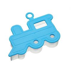 3d train shaped cookie cutter