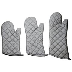 Grey Silicone Oven Mitt 17