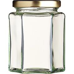 Hexagonal Jam Jar, 227ml/8oz