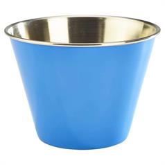 Coloured Stainless Steel Ramekin, 12oz, Blue