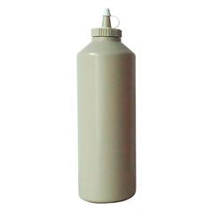 Sauce Bottles w/Cap 1Ltr/35oz Beige