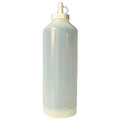 Sauce Bottles w/Cap 1Ltr/35oz Clear