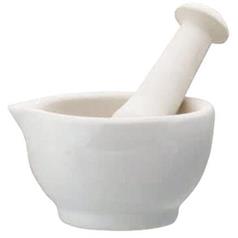 Ceramic 10cm Mortar and Pestle