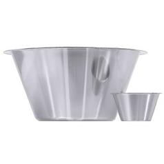 s/s open edge basin 1.5ltr - 115 x 95 x 180mm