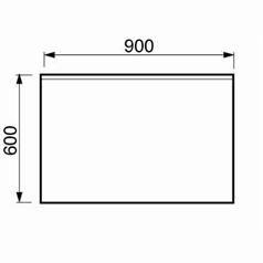 FRANKE S/S Preparation Wall Tables  600mm 600 x 900mm