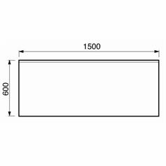 FRANKE S/S Preparation Wall Tables  600mm 600 x 1500mm